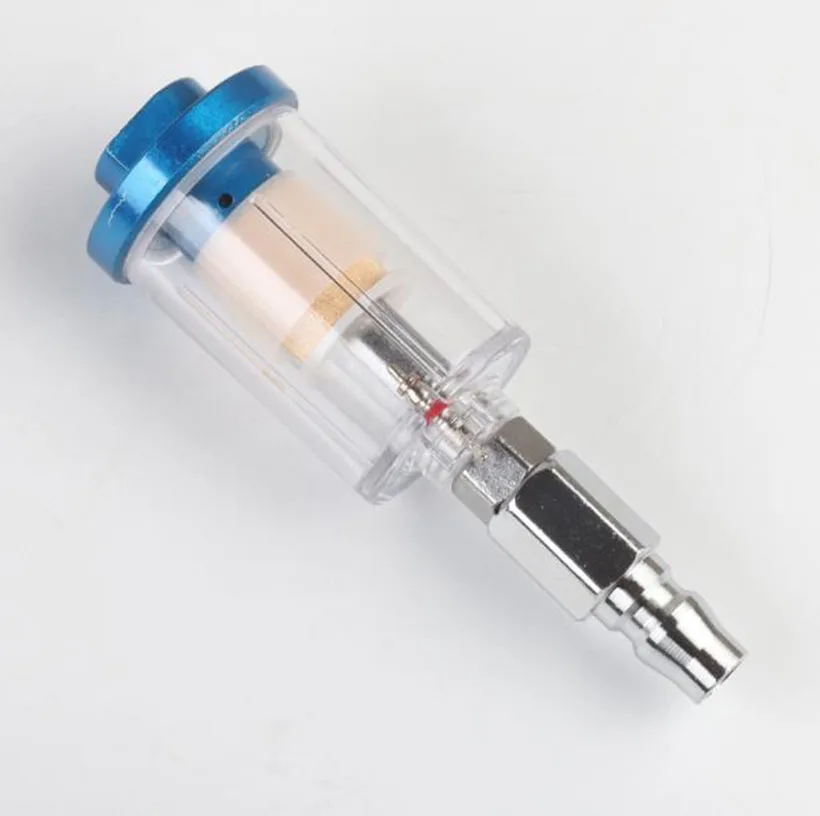 1PC Spray Gun Air Regulator Gauge In-line Oil Water Trap Filter Separator Pneumatic Tools For Airbrush
