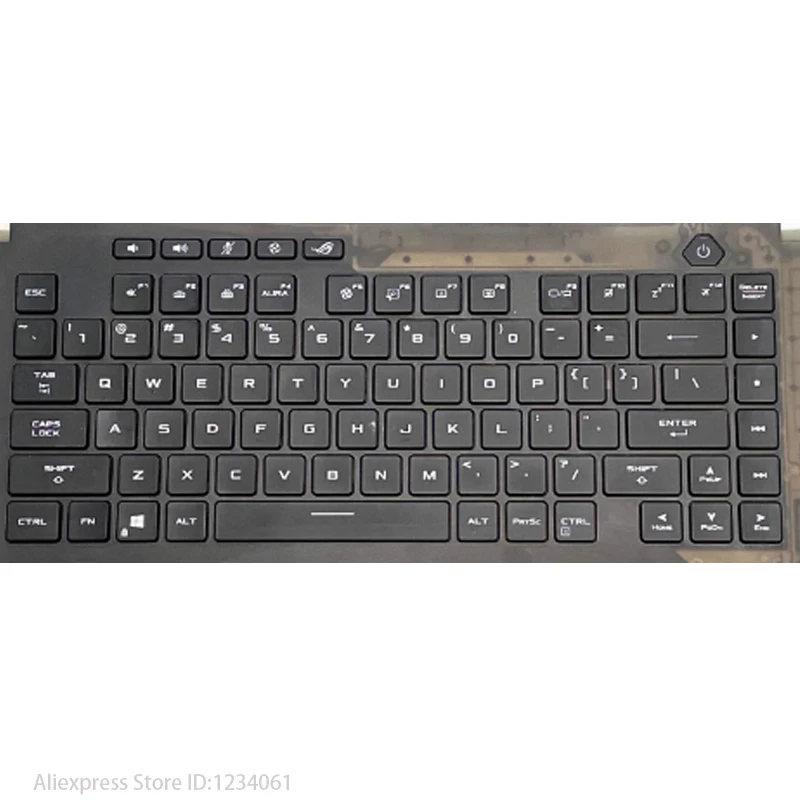 キーコ Replacement Keycap Key For Asus ROG Strix SCAR G533 G533ZS G533ZM