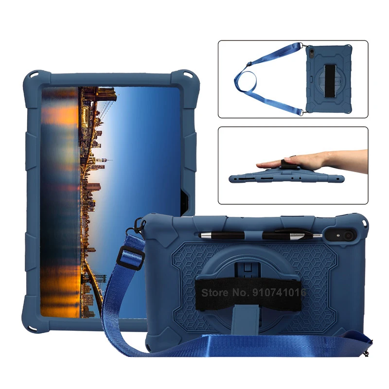 Capa de Silicone para Xiaomi mi Pad Pro Capa Protetora para Tablet de 11 com Alça 2023