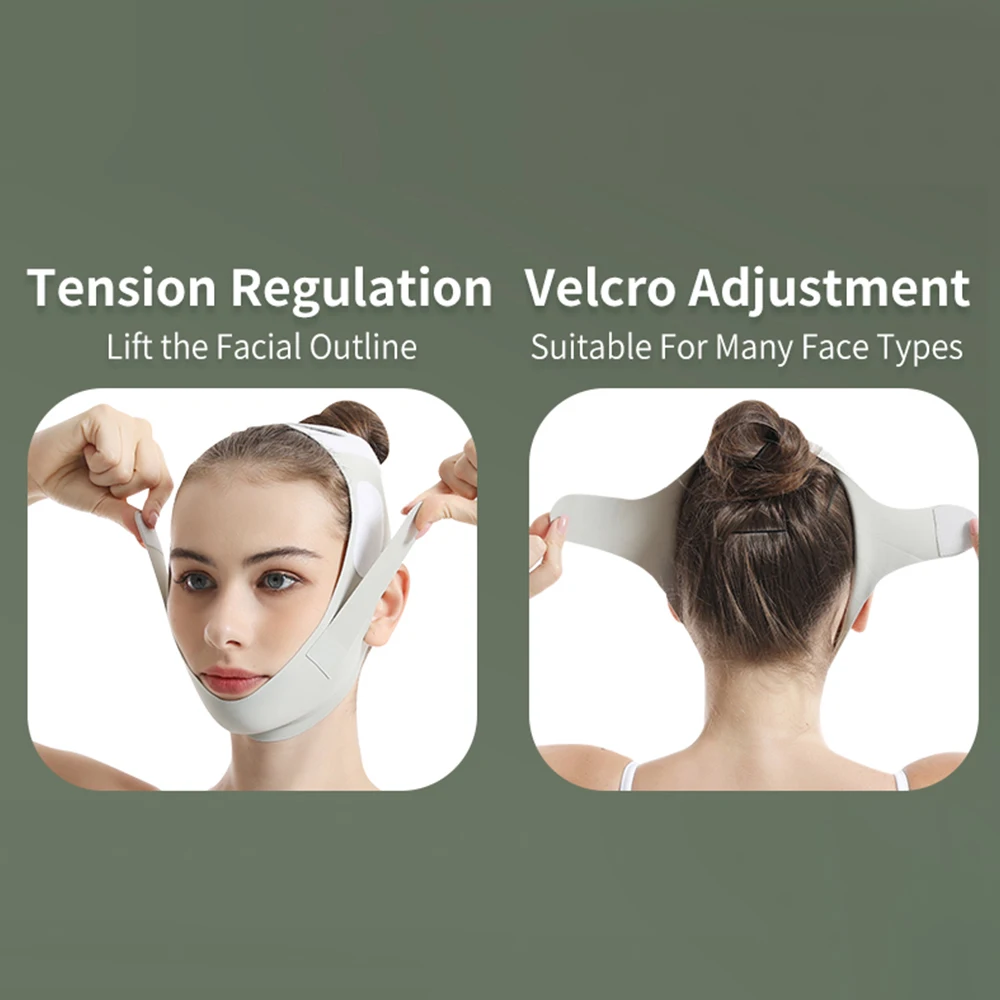 Enhanced Anti-Aging Facial Sculpting Band for Double Chin Reduction