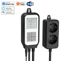 Tuya Digital Temperature Controller Socket Thermostat Heater Plug for Aquarium Greenhouse Voice Control Via Alexa Google Home