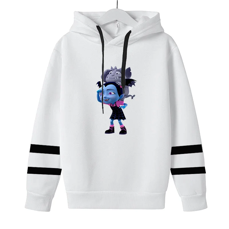 Disney Vampirina Ragazzi Ragazze Moda Streetwear Top Felpe Uomo Donna Harajuku Felpa Pullover Con Cappuccio Sciolto