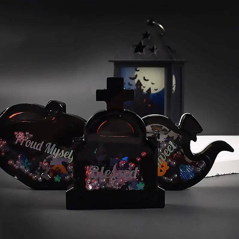 HyzaPhix 11pcs Moule Shaker Résine époxy, Moulle Silicone Bijoux