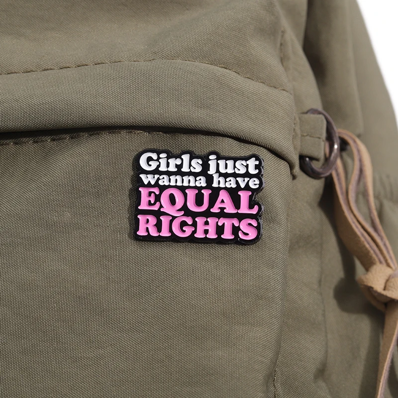 Meine Lieblings saison ist der Fall des Patriarchats Emaille Pin Feminismus Brosche gleich rechts Abzeichen Tasche Revers Zubehör Schmuck Geschenke – Detail 9