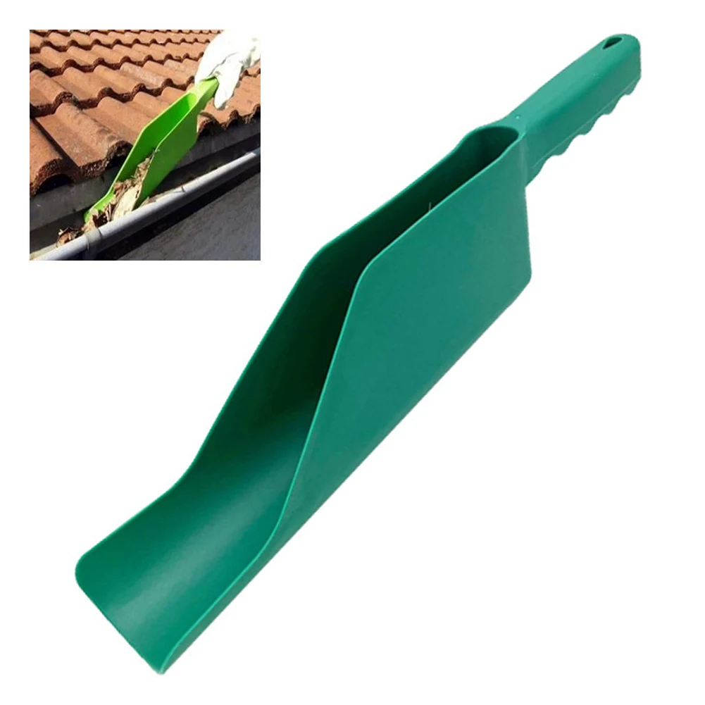 Getter Gutter Scoop Eaves Shovel Gardening Tools Plastic Garden Leaf Cleaning Spoon Large Capacity Roof Gutter Shovel Supplies images - 6