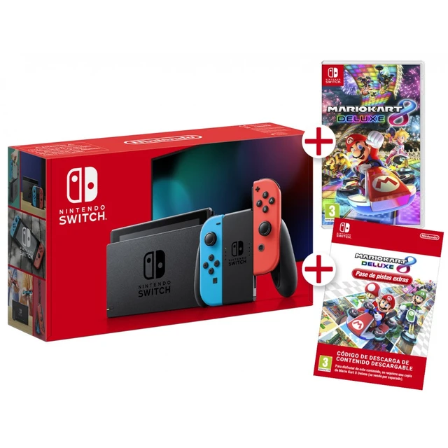 Jogo Nintendo Switch Switch Super Mario Party (Código de Descarga) +  Joy-Con Roxo e Verde