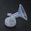 Portable Flange Valves Tube Bottle Backflow Protector 18/19/20mm Breast Part Breast Funnel Connector Durable 4
