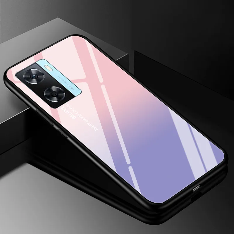 Premium Hard Back Bumper Case with Tempered Glass Cover - Sleek and Durable Protection
