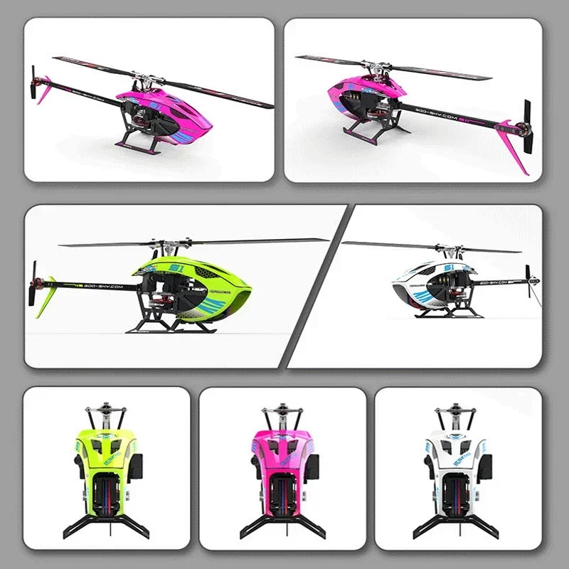 Goo S1 Rc Helicopter 6ch 3d Remote Control Stunt Double Brushless Motor Direct Drive Adult Boy Toy Gift Box