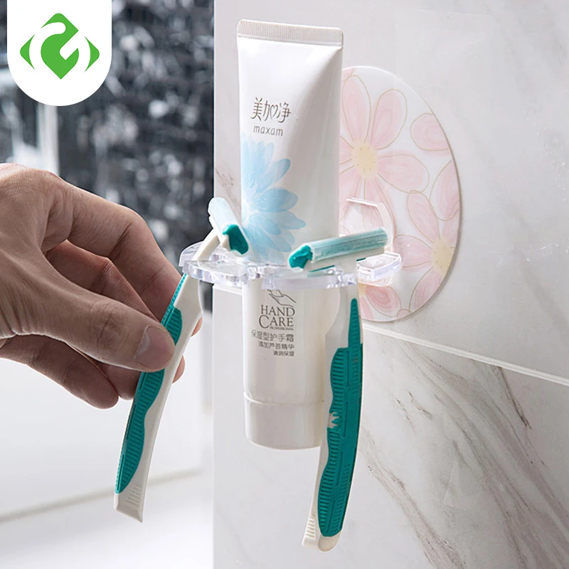 1Pc Plastic Bathroom Organizer Toothbrush Holder Toothbrush Storage Rack 