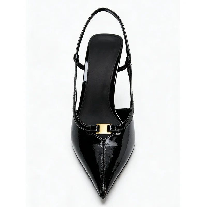 Sylmza Stiletto Pumps On Foot