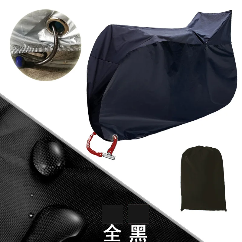 190T Große wasserdichte Fahrradabdeckung für den Außenbereich, Regenschutz, Staubschutz, Sonnenschutz, Motorradabdeckung, UV-Schutz, Schutzausrüstung – Detail 5