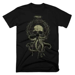 Fashion Gothic Style Cthulhu Cultist T-Shirt. Summer Cotton Short Sleeve O-Neck Mens T Shirt New S-3XL