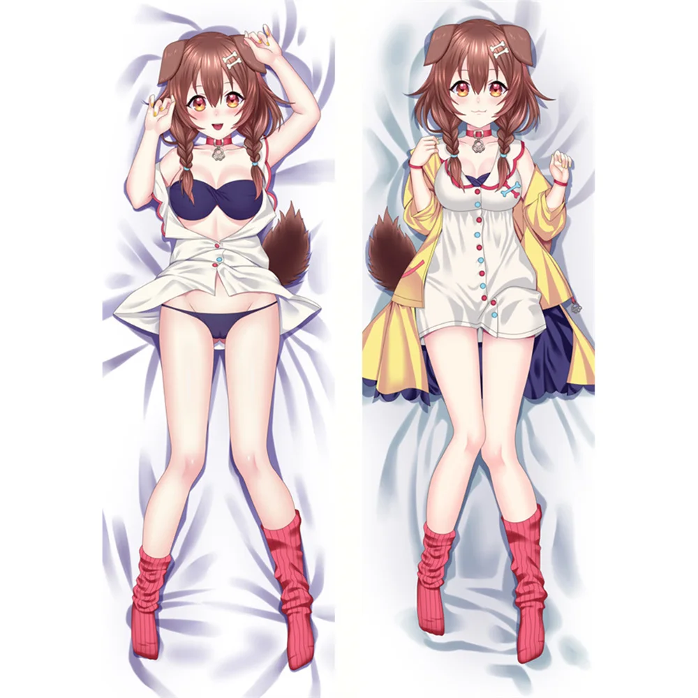 

Vtuber Inugami Korone Cosplay Otaku Dakimakura обнимающая подушка для тела искусственная аниме Длинная Подушка Наволочка подарки