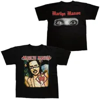 T-shirt décontracté abstrait Marilyn Manson, marque de luxe pour hommes et femmes, collection 2026 6