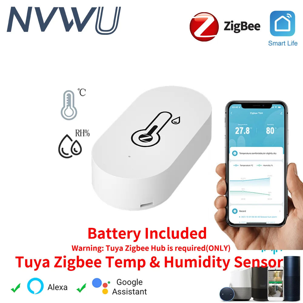 Умный гигрометр Tuya Zigbee