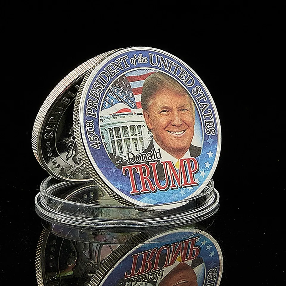 

2024 Save america again America President metal coin Donald j. Trump Silver Plated Collectible President challenge Coin
