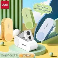 Manual Mini Pencil Sharpener Dual-Hole Sharpener for Thick and Thin Pencils Portable Durable Pencil Sharpener,For School Office 1