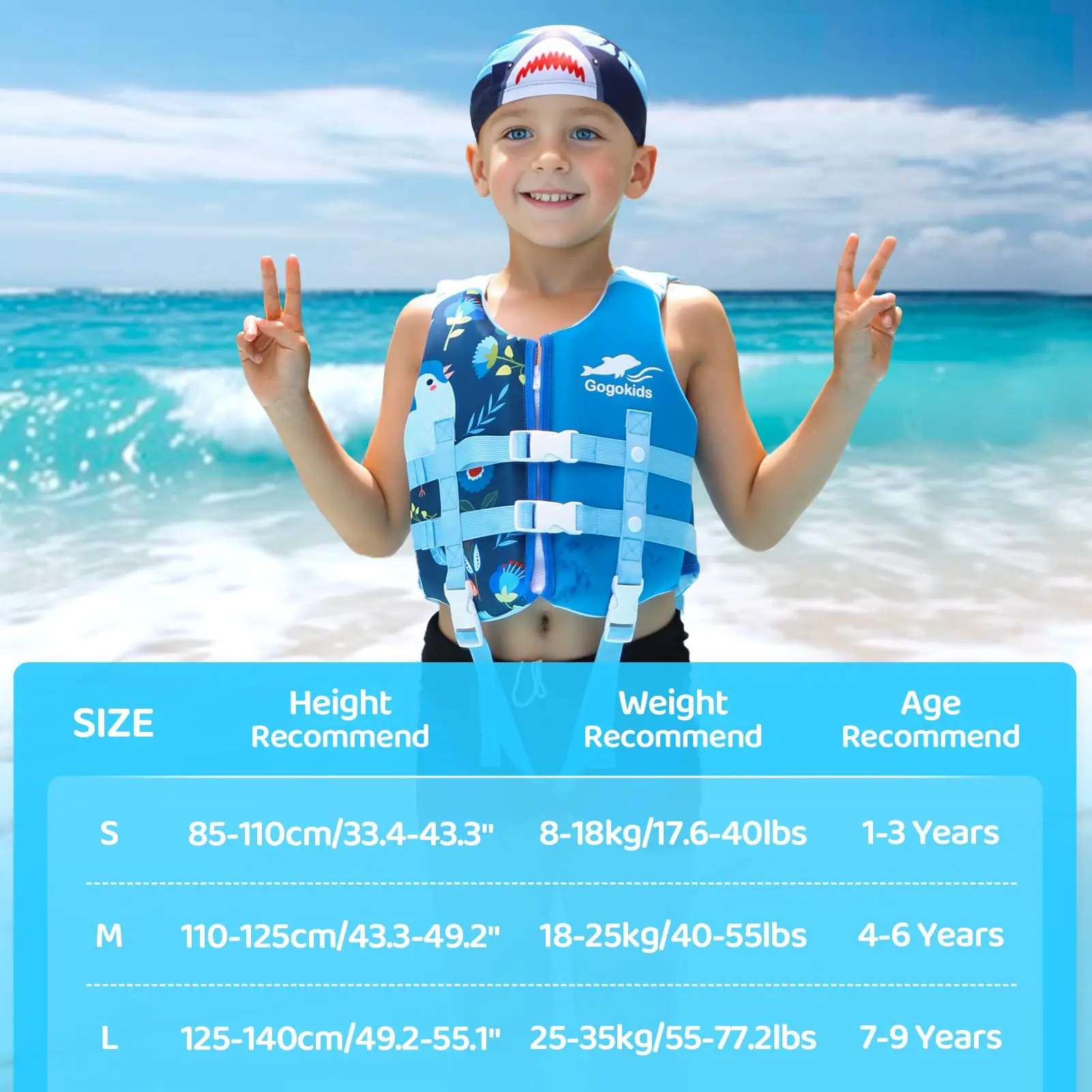Gogokids Toddler Swim Training Vest 6