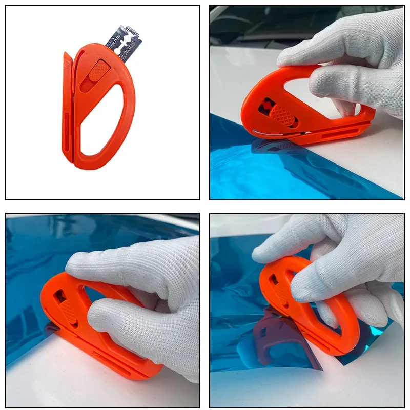 Car Wrapping Tools Set Window Tint Kit Rubber Squeegee Film Application Sticker Cutter Cleaning Wiper