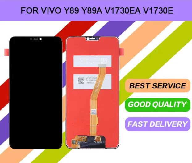 

6.26" For Vivo Y89 Y89A V1730EA V1730E LCD Display Touch Screen Digitizer NEW Assembly