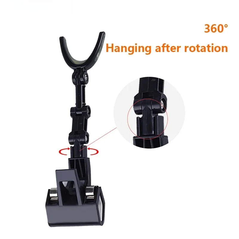 Luminous 360° Rotating Non-Slip Fishing Rod Holder Bracket