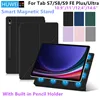 HUWEI Magnetic Case For Samsung Galaxy Tab S9 FE S7 S8 Plus S9FE S7FE S9+ S8+ S8 S9 Ultra Talbet Stand Smart Shell Cover Cases 1