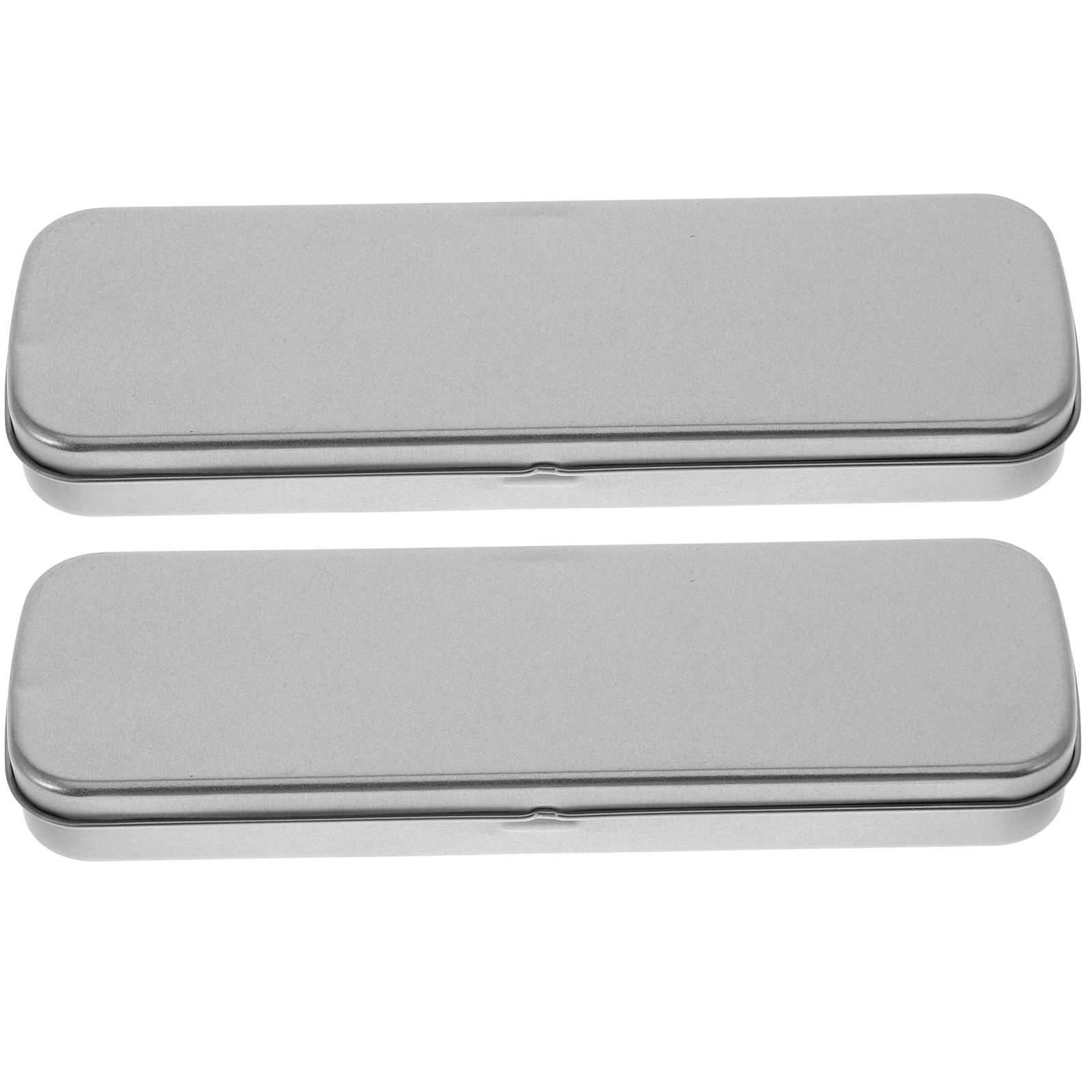 

Mini Pencil Case Holder Metal Display Boxes Storage Tinplate Stationery Supplies Child