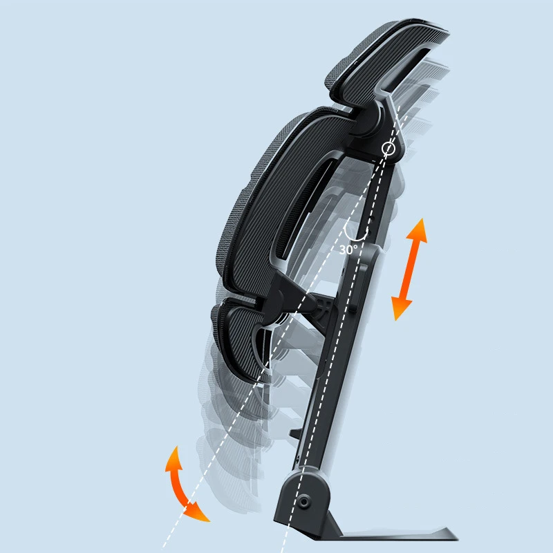 Almofada lombar para cadeira, memória espuma encosto para assento de carro,  altura e ângulo ajustáveis, alívio da dor nas costas - AliExpress