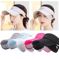 Empty Top Empty Top Sun Visor Hat Casual Retractable Brim Summer Golf Hat Quick Dry Sunshade Baseball Cap Tennis 1