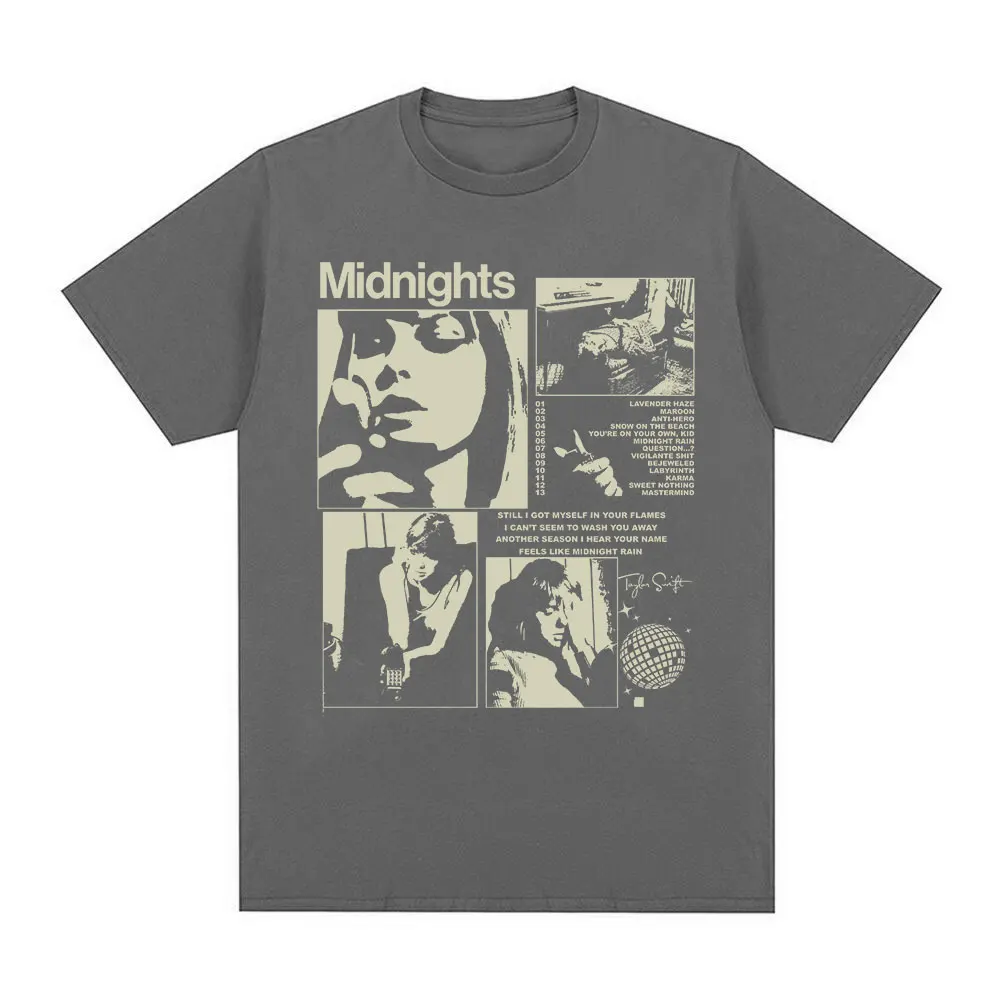 Fashion Vintage Taylor Midnights Music Album T Shirt Taylor The Eras ...