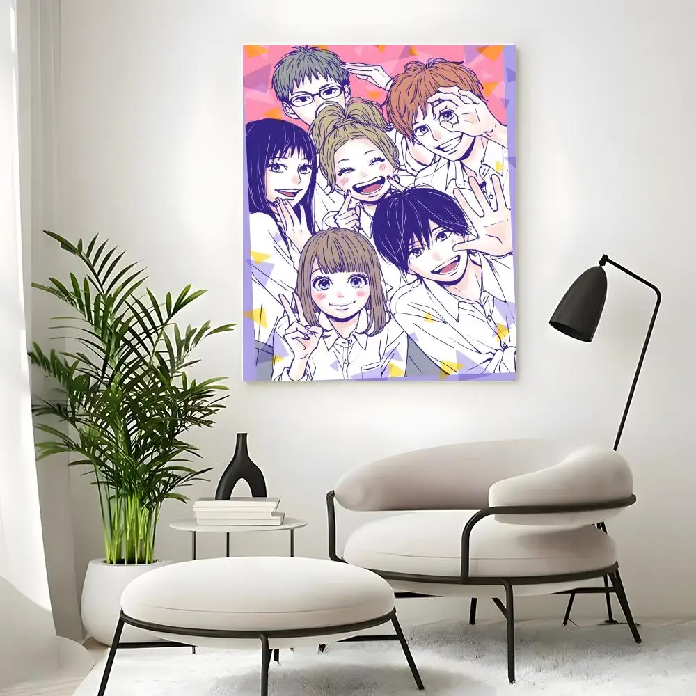 Vibrant Orange Anime Art Print – Perfect