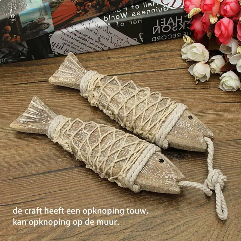Poisson en bois sculpté à la main - Canada