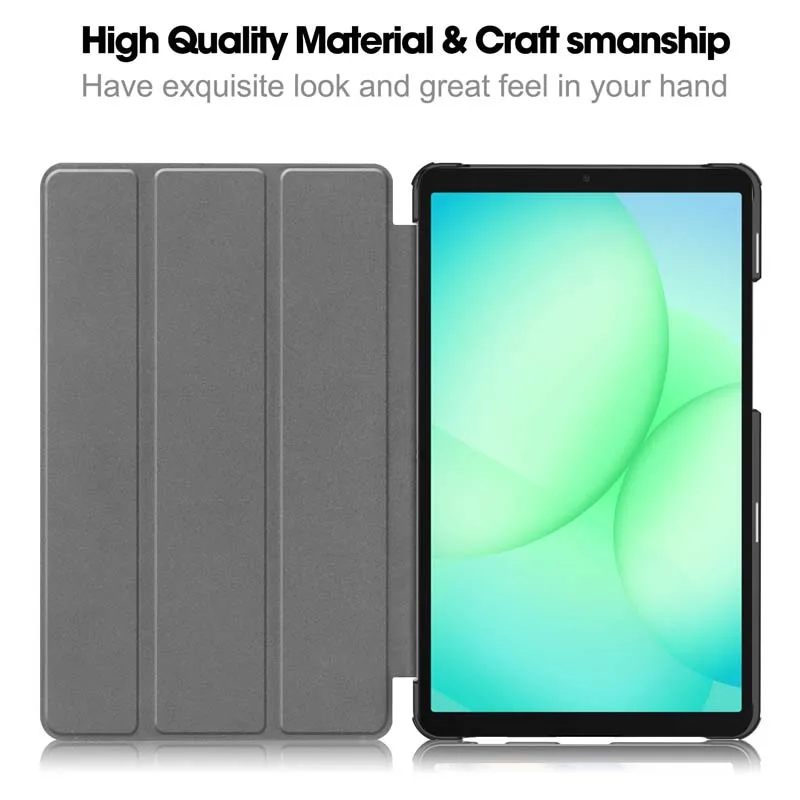 Cute PU Leather Flip Cover Case with Stand Holder, 8.7 Protective Casing