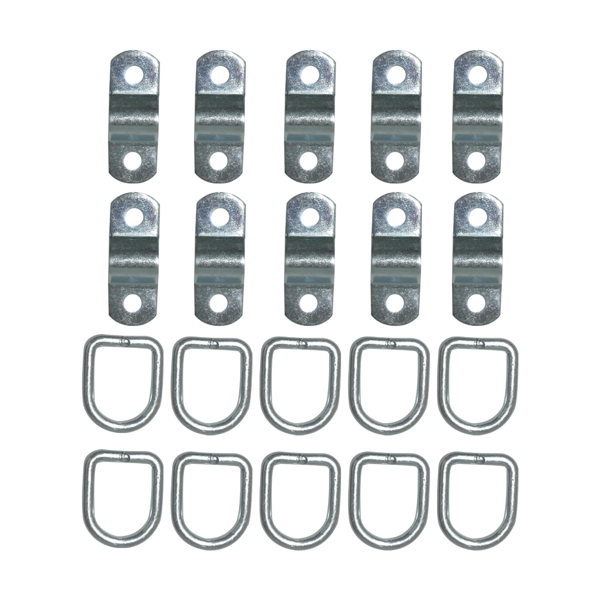 Lashing Ring Stainless Steel D Shape Pull Hook Tie Down Anchors Ring Iron Cargo Tie Down Car Truck Trailers Accessories