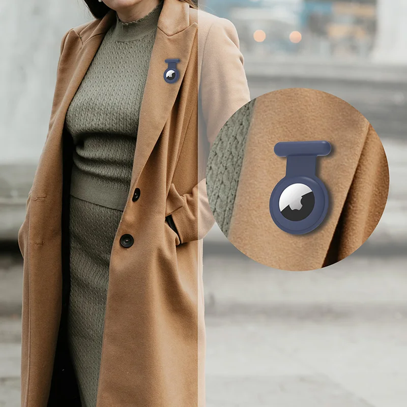 아이용 에어 태그 홀더, 숨겨진 에어 태그 케이스, GPS 트래커 클립, 애플 에어태그와 호환,  어린이 수하물에 적합