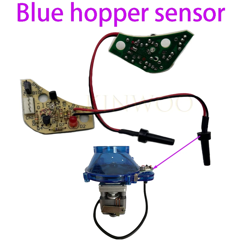 Enhanced Precision Metal Blue Coin Hopper Motor Accessories for Arcade Game Machine DIY Projects