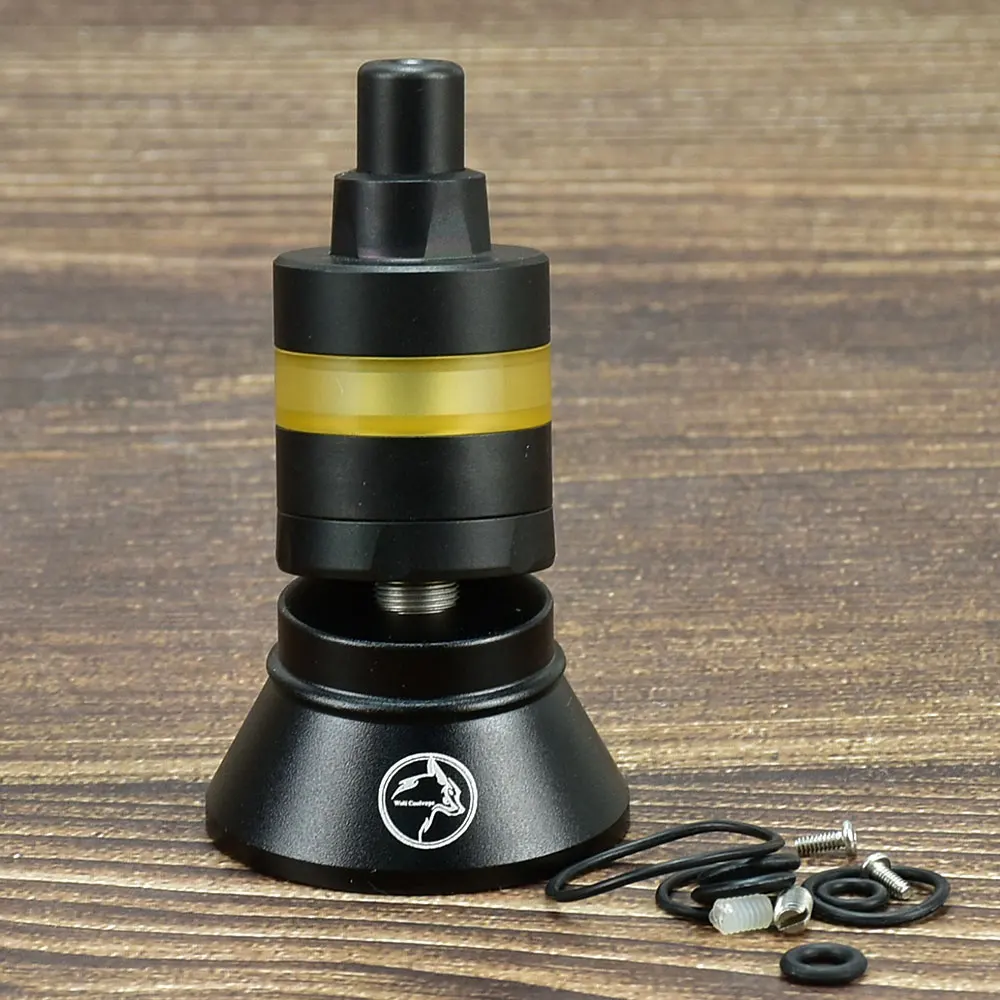 

Classic Kayfun Lite 22mm MTL RTA 2019 316ss 2ml Rebuildable Tank Vape Atomizer black 1:1 style rta without logo