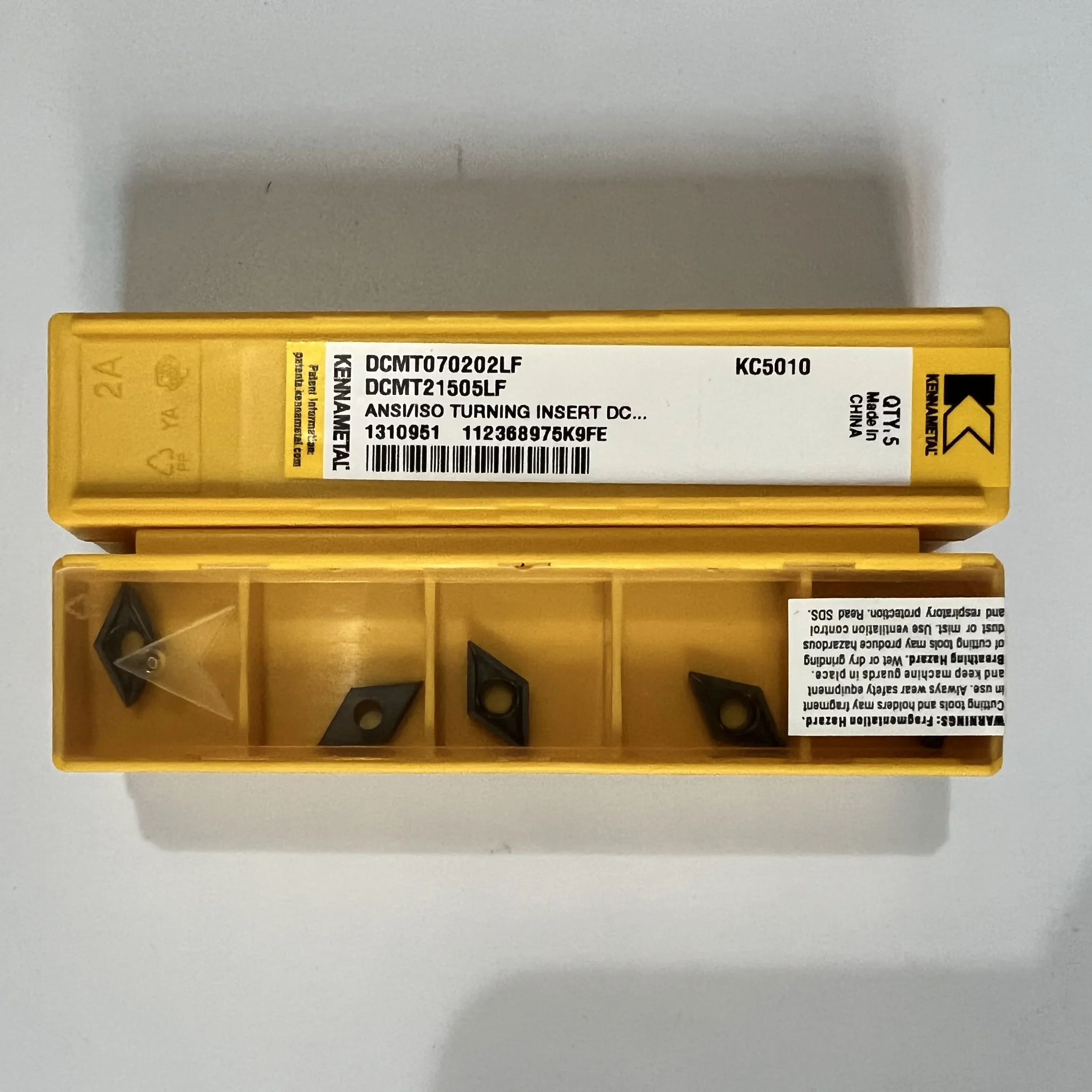 

DCMT070202LF KC5010 CNC фрезерный инструмент твердосплавный токарный инструмент