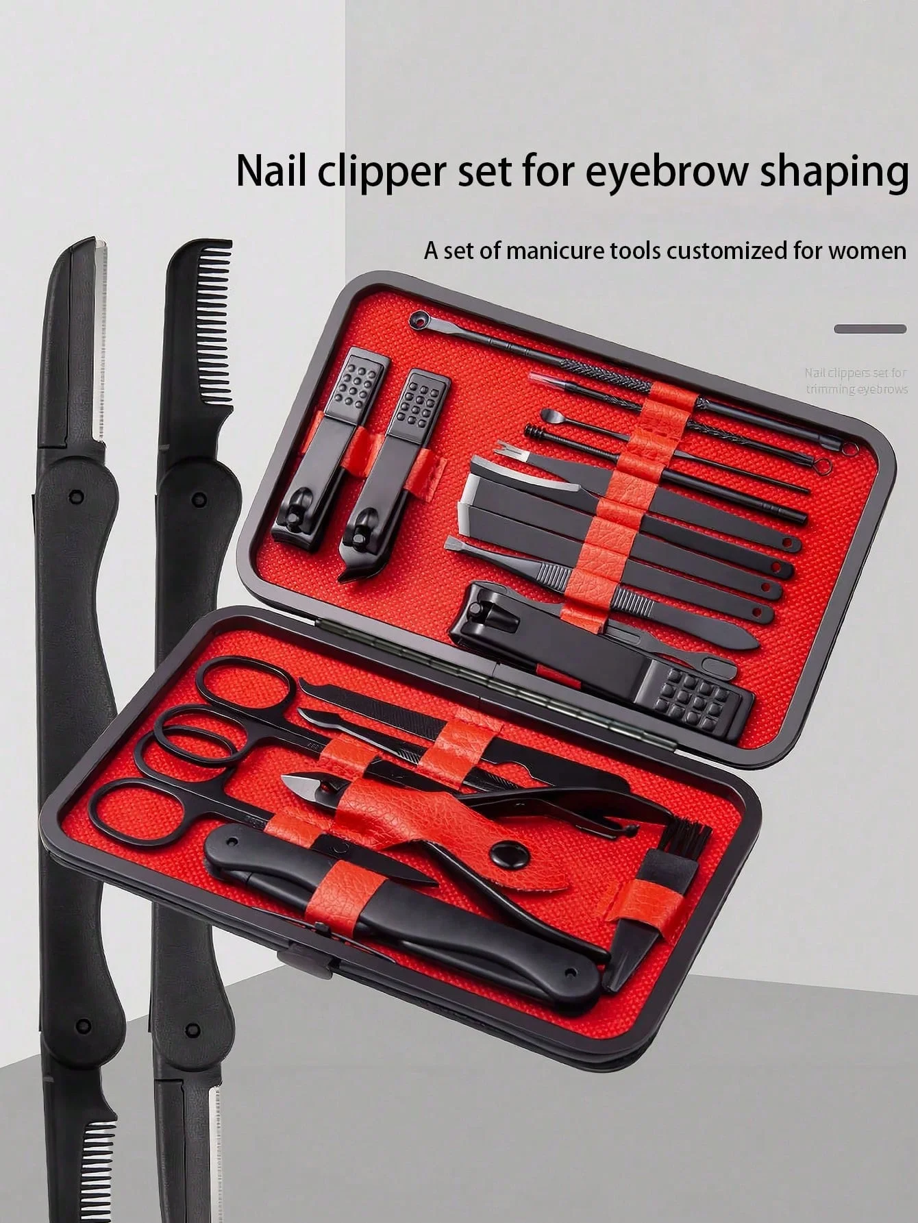 Manicure set clipper pedicure kit for men women, nail clipper set, nail care kit, nail scissors set, nail clippers, manicure pedicure kit, manicure set, manicure sets, manicure nail clipper set, nail clippers kit