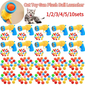 Cat Plush Ball Launcher Gun 1