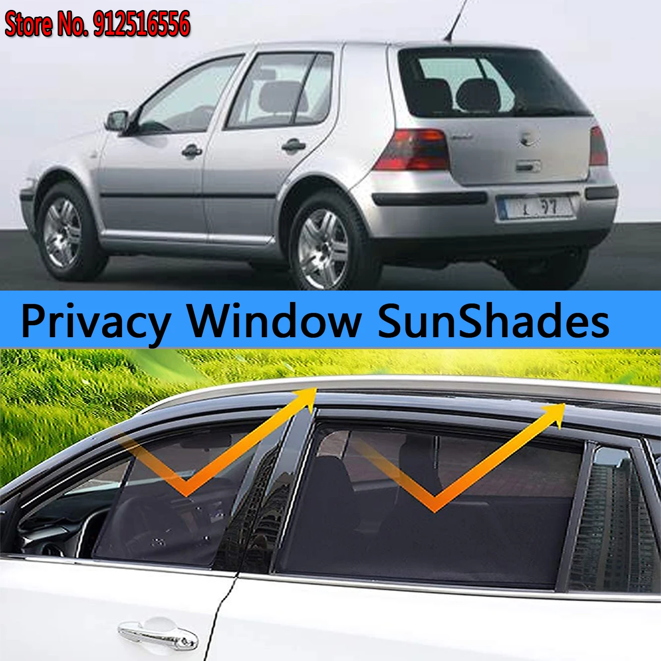 Side Sun Shade Shading Protection Window SunShades Sunshield Accseeory