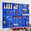 Metal Shelving Tool Board Square Hole Professional Hardware Storage Display Board Multifunction Wall-mounted Tools Packaging 1