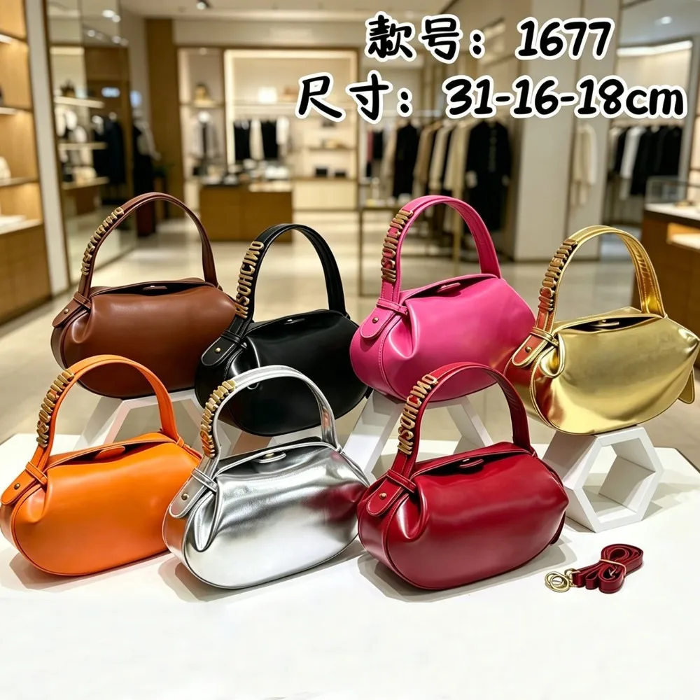 Women French Bread Stick Underarm Bag Crossbody Shoulder Handbag Purse Mini Round Tube Clutch Casual Summer 2026 New 6