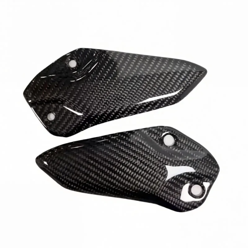 카본 파이버 오토바이 풋레스트 힐 가드 코브 리어셋 풋 레스트 페그 프로텍터 (ZX-4R ZX-4RR ZX-25R ZX4R ZX4RR 용)
