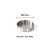 Kitchen Stainless Steel Storage Tray Decorative s Organizer Jewelry Display Plate Round Silver 5