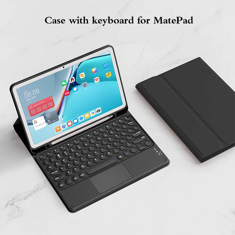 Capa para Tablet Huawei Matepad Pro 10.8 Matepad 11 Air 11.5 Funda 10.4 2023 2023 se Capa Inteligente com Teclado Touch Capa para Tablet