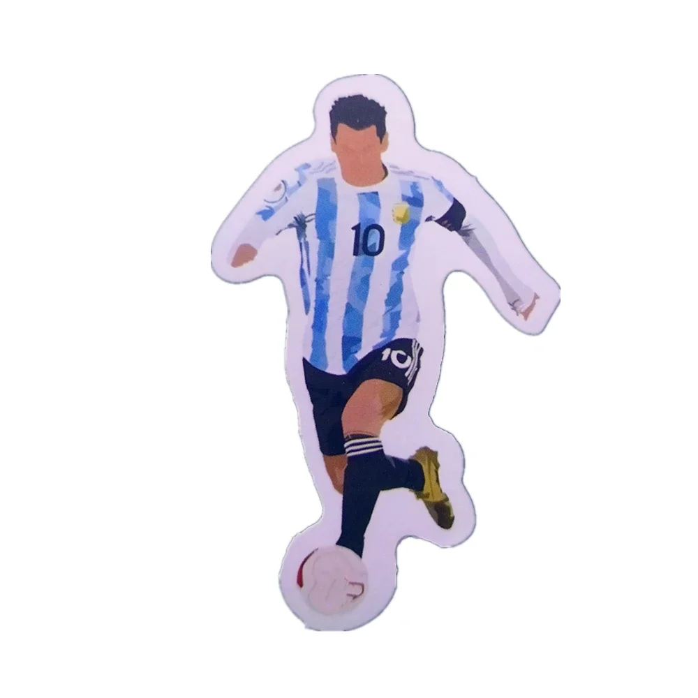 Fan Club Bar Room Decor Wall Stickers Pretty Messi Ball Player Pvc Removable for Kids Rooms Bedroom Decorations 1/10/30/50Pcs