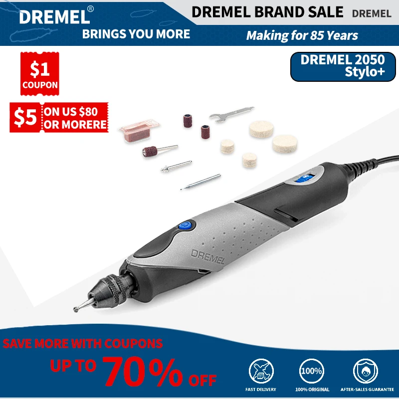 Dremel 2050 Stylo penna per incisore elettrico incisione Versatile Multi  mandrino per incisione intaglio strumento di lucidatura con 15  accessori|Grinder| - AliExpress