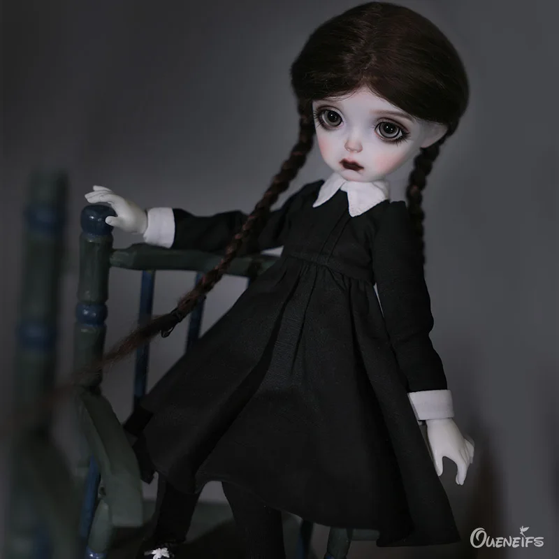 Isoom Milia 1/6 Plus muñeca BJD, vestido gótico oscuro con estilo